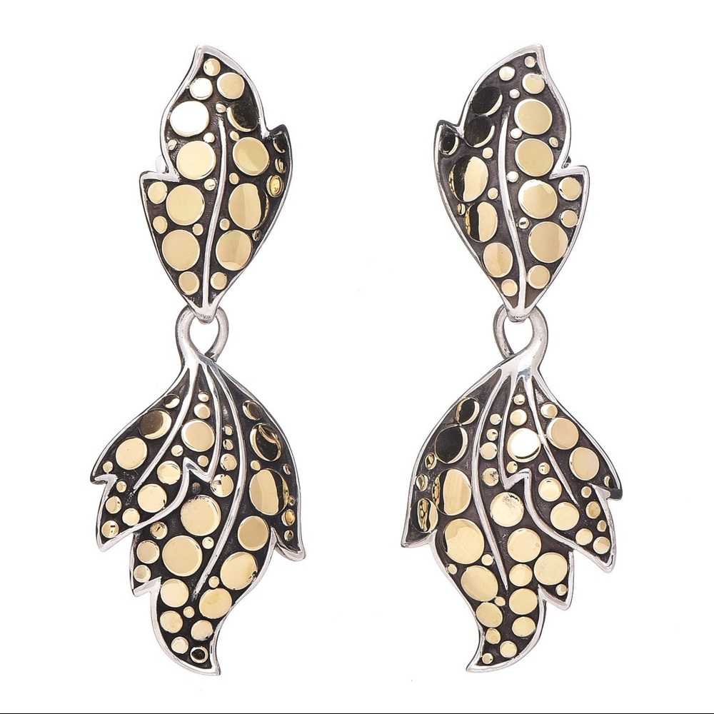 FINAL PRICE! John Hardy Ayu Leaf earrings